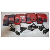 4 Milwaukee M12 M18 Battery Chargers