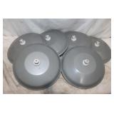 6 Metal Light Fixture Shades