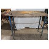 Metal Work Table w/ Ridgid Pipe Vise;