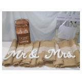 Wedding Decor Post Box, Runners, Signs: