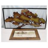 Metal Tree Wall Art 39.5"x19.5" &