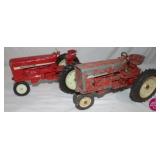 2 Vintage Ertl International Tractor Toys