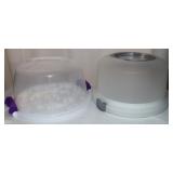 Plastic Cupcake & Cake Carriers w/ locking lids