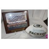 Green Bay Packers 1996 Plaque & Football