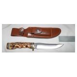 Ruko Mo. RUK0080 Fixed Blade Knife w/ Sheath &