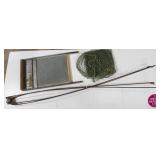 Vintage Washboard, Fishing Nets & Hook Rods