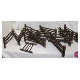 Rustic Twig Christmas Tree Skirt Fencing