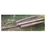 Metal Trailer Frame And Parts