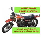 WITHDRAWN from Auction, 1972 Suzuki TS400