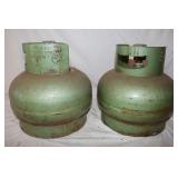 2 empty 15lb  Propane Cylinders