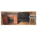 Desk, End Table, & Shelf: