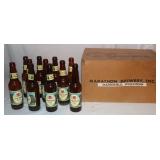 Vintage Marathon Brewery Beer Bottles, &