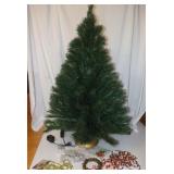 Fiber Optic Christmas Tree w/ Ornaments