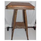 Oak Pedestal Stand 15.5" x 15.5" x 28.5"