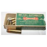 15 Remington Kleanbore 32 Automatic Cartridges