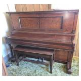 Piano and Piano Scroll Player w/ Bench, Works,