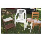 Step Stool, Chair, Wooden Stool, &
