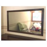 55" x 33" Wooden Framed Mirror