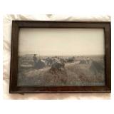 Circa 1910-15 Framed Farm Photograph