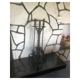 Wrought Iron Fireplace Set