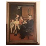 Framed Norman Rockwell Print