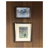 2 Western Theme Framed Prints