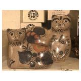 Hand Painted Mexico Kitties Hand Painted Mexico Kitties