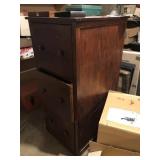 Wood 3-Drawer Deep Dresser