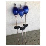 (3) Ornate Lawn Decoration Stakes (3) Ornate Lawn Decoration Stakes