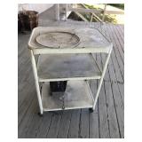 (3) Tier Metal Rolling Cart (3) Tier Metal Rolling Cart