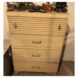 Mid Century Modern Dresser W/Board Games Mid Century Modern Dresser W/Board Games