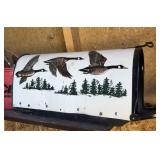 Canadian Geese Painted Mailbox