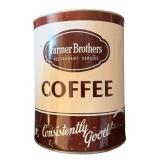 Farmer Brothers Restaurant Service Coffee Tin