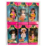 1996 Li'l Friends of Kelly Barbie Dolls