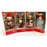 2001 Mattel Kelly Club Ornament Christmas Dolls