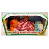 1996 Sesame Street Sing & Snore Ernie by Tyco