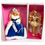 Winter Fantasy & Golden Greetings Barbie