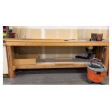 Work Bench w/ Built-In Grinder