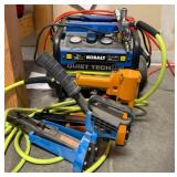 Kobalt 2 Gal Air Compressor w/ Staplers