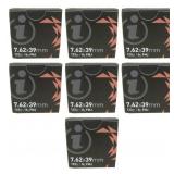 105 rds | 7.62ï¿½39 123 Grain FMJ Brass Case Ammo