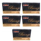 100 rds | 223 Rem PMC 55 gr FMJ-BT Brass Case Ammo