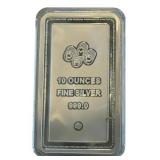 10 oz. Fine Silver Bar
