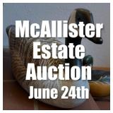 McAllister Estate Auction | June 24