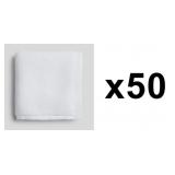 (50) PARACHUTE WHITE BATH TOWELS