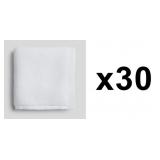 (30) PARACHUTE WHITE BATH TOWELS