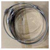 (105) 8" HOSE CLAMPS