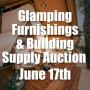Glamping Furnishings & Building Supply Auction