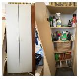 White Cabinet w/ Contents