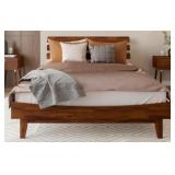 Retro Mid Century Style Queen Bed