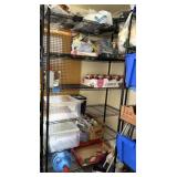 Metal Wire Shelf w/ Contents